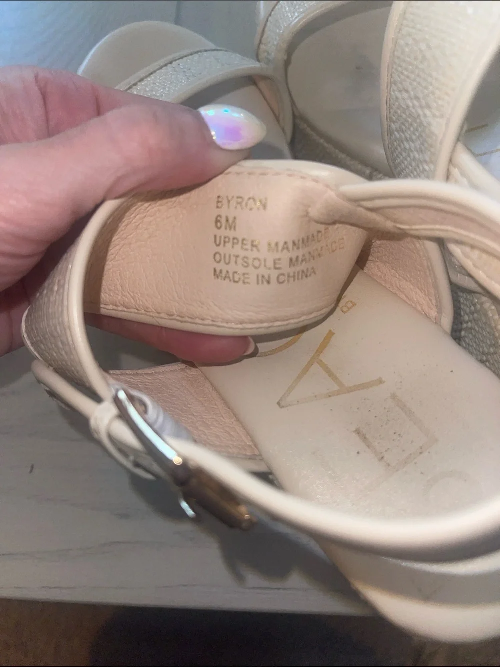 Matisse Cream Woven Platform Sandals with Gold Buckle